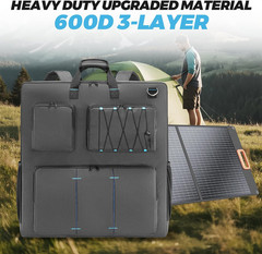 Solar Panel Storage Bag Compatible with Jackery Solarsaga 100W 100X 200W/ GRECEL