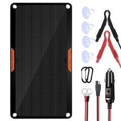 10W 12V Solar Panel Car Battery Charger Portable Waterproof Power Trickle Bat…