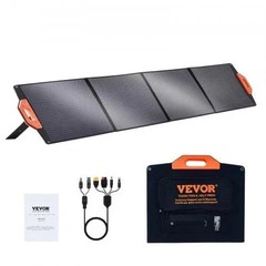 VEVOR 200W Monocrystalline Solar Panel Foldable ETFE Portable Solar Charger Kit