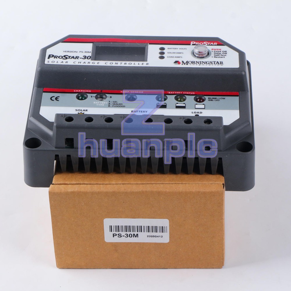 MORNINGSTAR PROSTAR WITH LCD DISPLAY PWM CHARGE CONTROLLER PS-30M 12/24V,30A