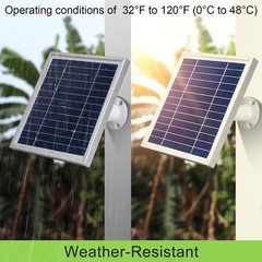 Durable Solar Panel Charger 3 Pack for Arlo Pro 5S/4/Ultra with 11.5ft Cable