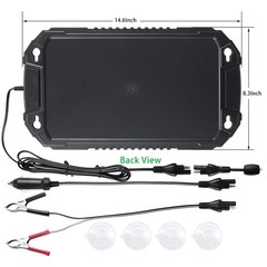Sunway Solar Car Battery Trickle Charger & Maintainer 12Volt 8W Solar Panel P…