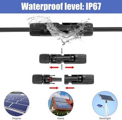 40PCS 20Pairs Solar Panel Connectors, Male/Female Multi-Contact 4 Solar Conne…