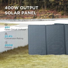 New In Box EcoFlow 400W Solar Panel Folding Self-supporting Waterproof Outdoor