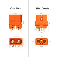 ONLY for OUKITEL XT60i Female Connector to Solar Extension Cable 10AWG