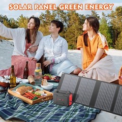 High Efficiency 40W Solar Charger with Adjustable Kickstands for Outdoor Use