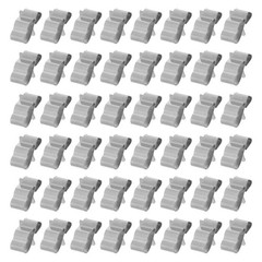 100 Pcs Solar Photovoltaic Cable Clamp Panel Wire Clamps Steel Rv Clips