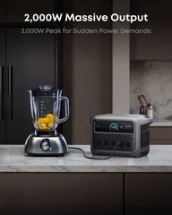 Anker SOLIX C1000 Gen 2 Portable Power Station with 200W Bifacial Solar Panel
