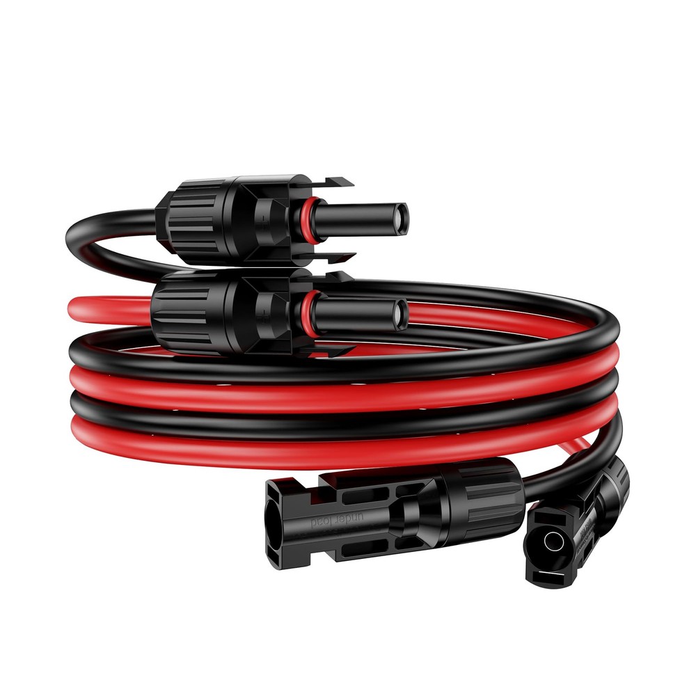 Solar Extension Cable 3FT, 10AWG Waterproof Male/Female