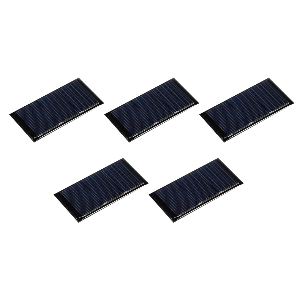 Mini Solar Cell Panel 1.5V 160mA 0.24W 60mm x 30mm 5pcs