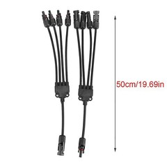 M/F Solar Panel Connector Y Branch Cable Connection Adapter Waterproof Plug Kit