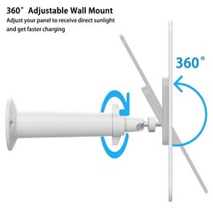 Solar Panel 4W Compatible with SimpliSafe Outdoor Camera Secure Wall Mount IP65