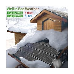 JJN 200 Watt Solar Panels 2 100 Watt 9BB 12 Volt Monocrystalline Solar Module…