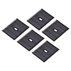 5Pcs 2V 0.16W 80mA Mini Polycrystalline Solar Panel 2×1.6″/50.5×40.5mm