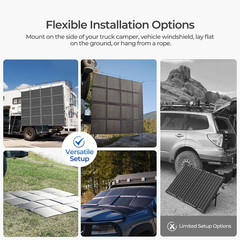 Renogy 400W Portable Solar Panel Blanket, 25% High Efficiency N-Type Foldable So