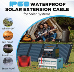 10AWG Solar Wire 50FT Tinned Copper PV Cable for Solar Panels