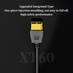 4IN1 DC Extension Cable 6.56ft DC5521 to 45A Connector XT60 5.5mm 8mm Connector