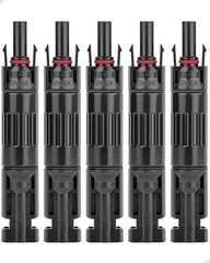 5 PCS PV Solar Panel Connector Male/Female 10A Built-in Diode Solar Wire Conn…