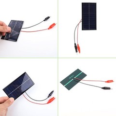 5Pcs Mini Solar Panels 0.96W 160ma 6V Solar Panel Module Polysilicon Epoxy Ph…