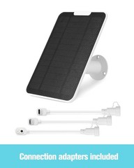 6V 5W Solar Panel Charger for Arlo Security Cameras, Weatherproof, 2 Pack, 9.8ft