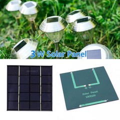 Portable Polycrystalline Solar Panel 3W 5V Fast Charger for Outdoor Use