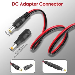 DC 8mm Male to SAE Connector Adapter 14AWG 6Ft Cable Wire Compatible with Exp…