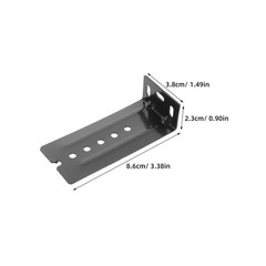 8 Pcs Track Mounting Lifting Lugs Drawer Slide Support Bracket Brackets