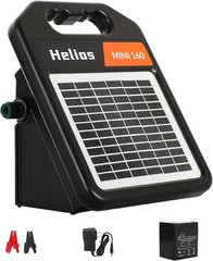 Helios Mini 160 10 Mile Solar Electric Fence Charger Energizer 0.16J Day-USED