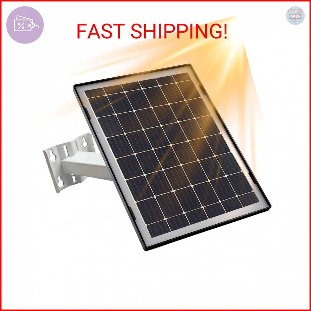 7W Solar Panel for Security Camera, USB-C Solar Charger for Outdoor Wireless Cam
