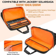 Solar Panel Storage Bag – Padded Carrying Case Compatible with Jackery SolarS…