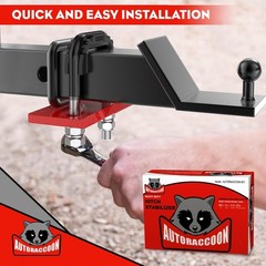 Hitch Tightener Anti-Rattle Clamp – Heavy Duty Hitch Stabilizer for 1.25″ and 2″