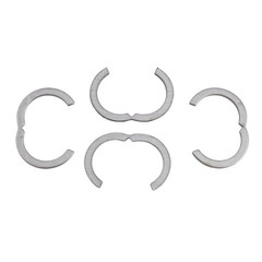 Trusted 10pcs DN20 Corrugated Pipe Segment Rings 304 Stainless Steel Material