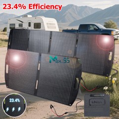 400W Portable Folding Solar Panel Charger Power Station IP65 for Home RV Camping