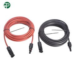 30 FT 10 AWG Black + Red Solar Panel High Quality Extension Cable Wire Connector