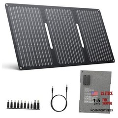 30W Solar Panel Charger YT30 Foldable Solar Panel IP65 Waterproof Solar Gray