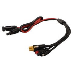 Solar Panel Connector Adapters Kit with 4 in 1 Connectors for XT60 DC5521 DC7909
