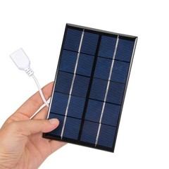 2W 5V DIY Polysilicon Solar Panel Module 455mm for Charger