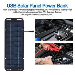 60W Solar Panel 12V Olt Trickle Battery Charger For Caravan Car Van Boat Kit