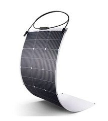 VOTOMY Flexible Solar Panel 100W/12V Monocrystalline 23% Convert Ip68
