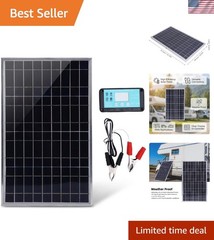 Versatile 100W Solar Panel Controller Kit – Weather-Proof for Outdoor Adventures