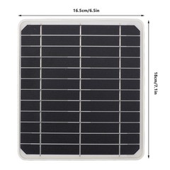 20W Solar Panel With USB TYPE C DC Port Waterproof 5V 2A Portable Solarˇ