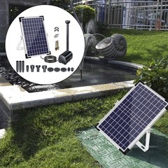 Compact and Stylish Outdoor Fountain Powered by Renewable Energy Source