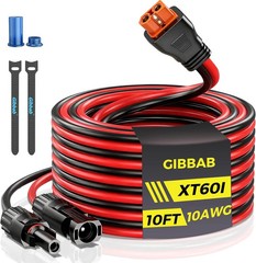 10FT 10AWG Solar to Xt60I, 3 6 10 16 20 25FT Solar Panel Connector to Xt60I-F A