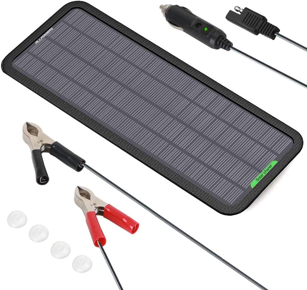 18V 12V 5W Portable Solar Panel Car Boat Power Solar Panel Battery