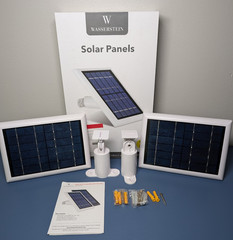 Wasserstein Arlo Ultra 2 Solar Panels 2pk White Weather Resistant SEE AD!