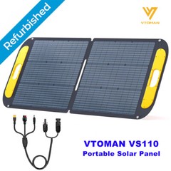 VTOMAN 110W/200W/400W Portable Solar Panel 23% Efficiency Foldable Solar Panel