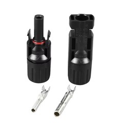 Pair of photovoltaic connectors 30A male female solar panels 4-6mmq