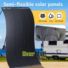 400W 200W Flexible 10BB Solar Panel 12V Mono RV Caravan Camping Charging Power
