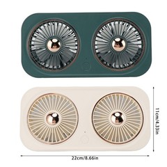 Dog House Fan Solar Green House Fan With Double USB Manostat Efficient Portable
