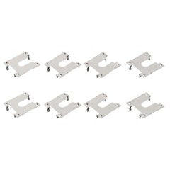20pcs Earth Plate Grounding Clip Solar Panels PV Roof Fitting Stainless Steel